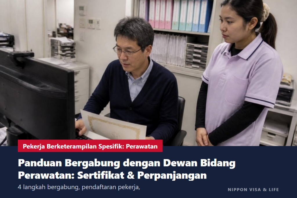 Panduan Bergabung dengan Dewan Pekerja Berketerampilan Spesifik “Perawatan” | Cara Mendapatkan dan Memperpanjang Sertifikat Keanggotaan serta Mendaftarkan Pekerja Asing