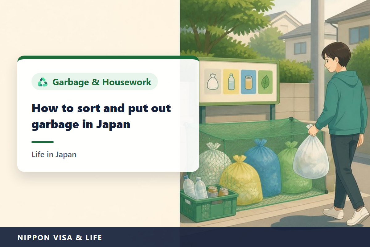 How to Sort and Put Out Garbage in Japan: Basic Rules for Burnable, Recyclable and Oversized Garbage