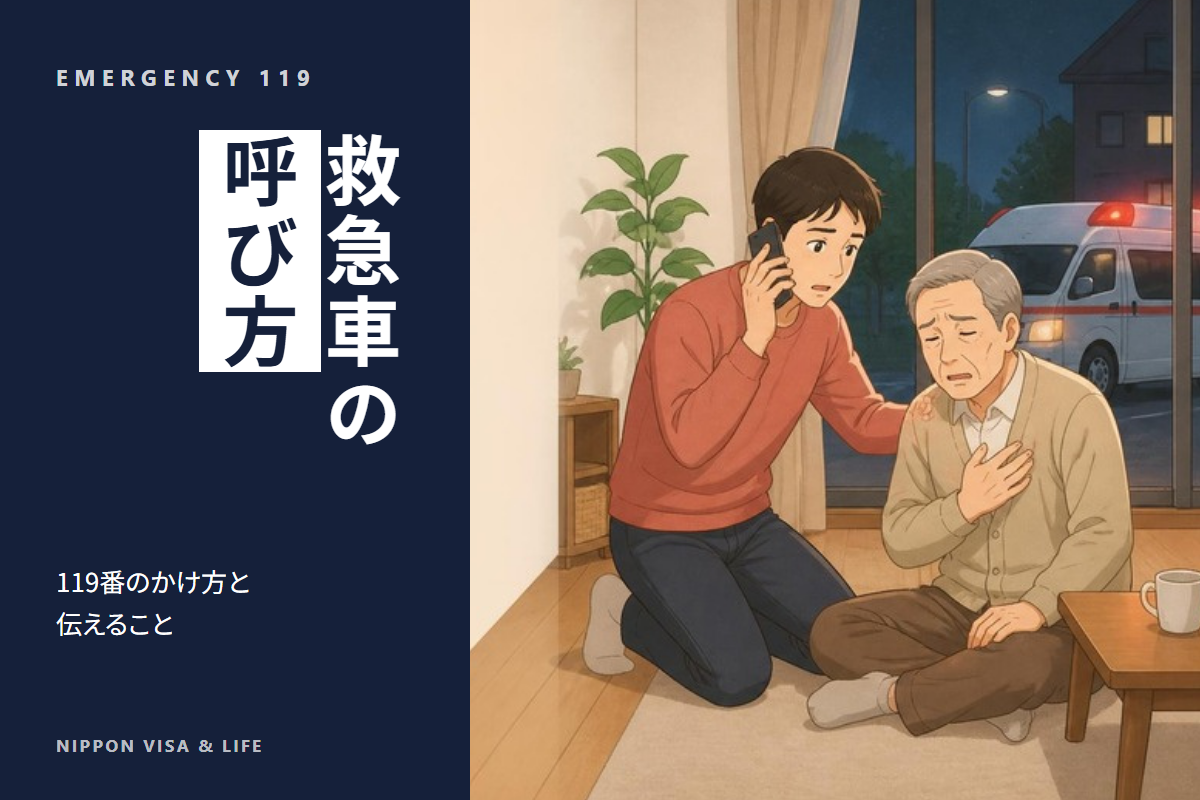 日本で救急車を呼ぶには｜119番のかけ方・伝えること・迷ったときの相談窓口（#7119）