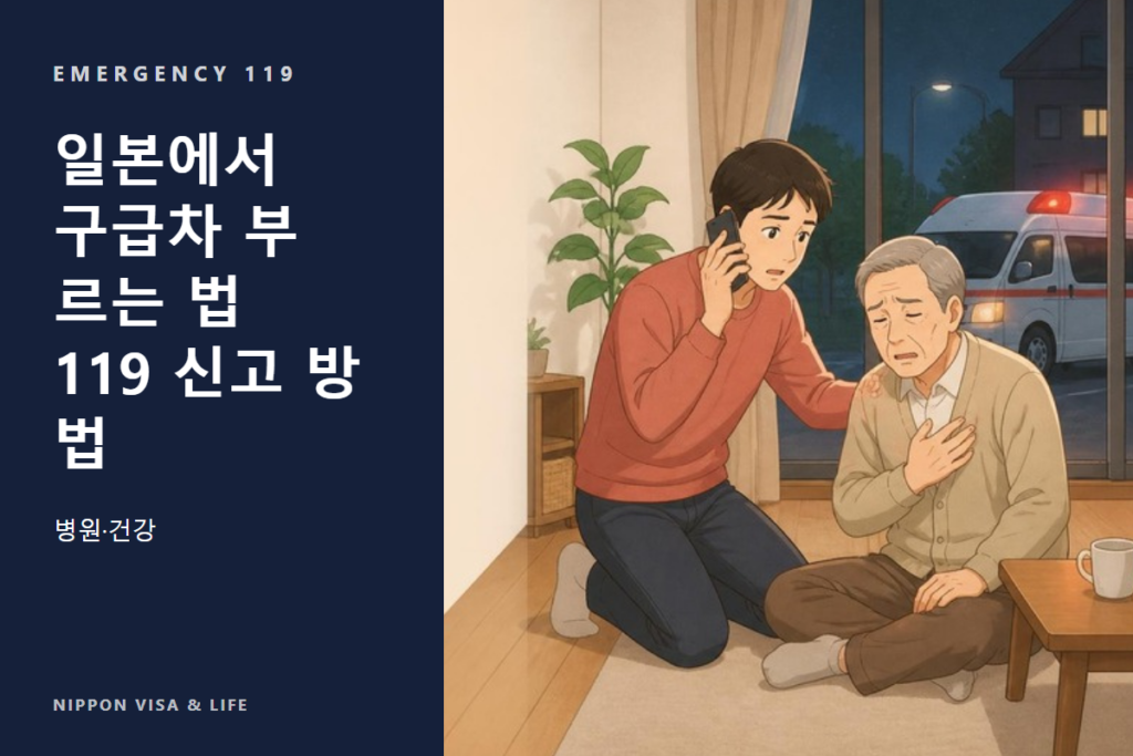 일본에서 구급차를 부르려면｜119번 거는 방법·전할 내용·망설여질 때의 상담 창구(#7119)