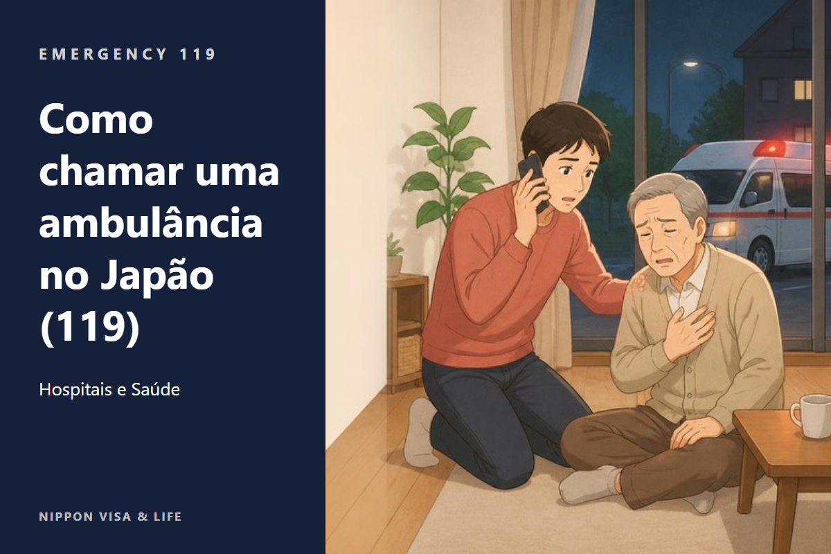 Como chamar uma ambulância no Japão｜Como ligar para o 119, o que dizer e onde pedir orientação quando estiver em dúvida (#7119)