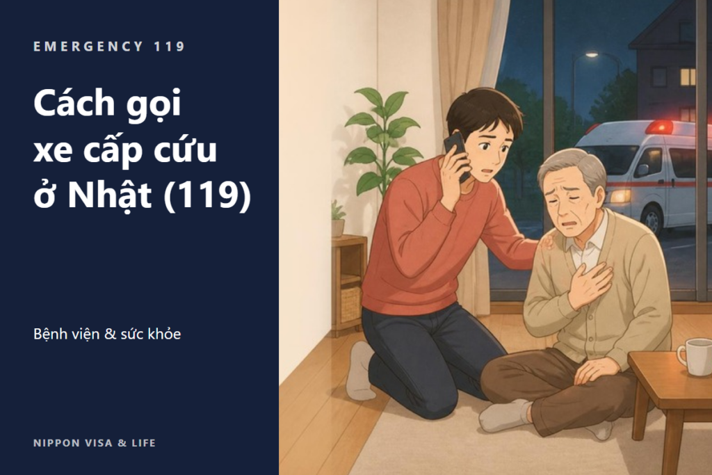 Cách gọi xe cấp cứu ở Nhật Bản: Cách gọi số 119, những điều cần nói và nơi tư vấn khi phân vân (#7119)