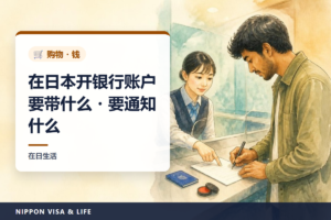 在日本如何开设银行账户｜需要的东西・无法开户的原因・住址或在留期限变更时的联系