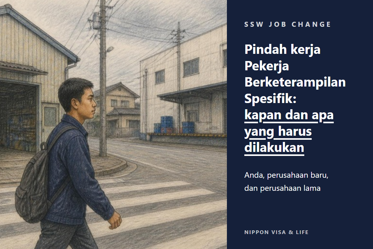 Panduan pindah kerja Pekerja Berketerampilan Spesifik | Daftar prosedur dan urutannya bagi Anda, perusahaan baru, dan perusahaan lama