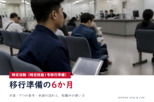 特定活動（特定技能1号移行準備）とは｜対象・要件・申請の流れ、転職中の使い方と注意点