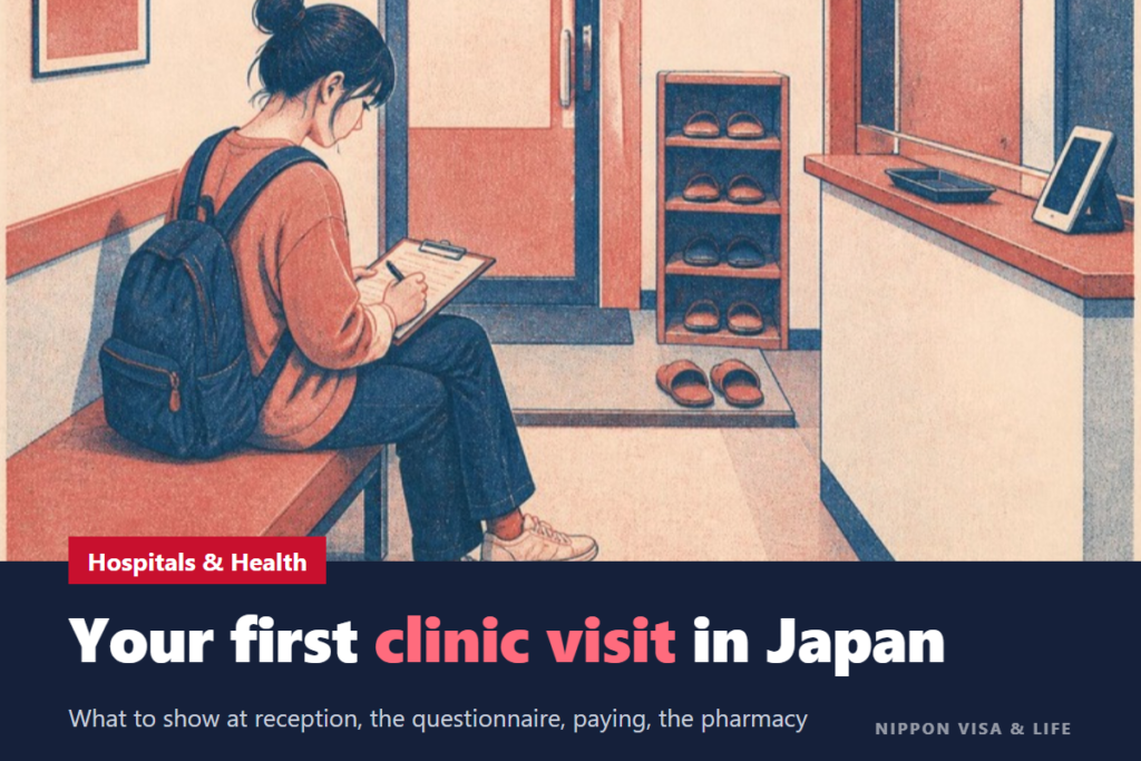 How to See a Doctor in Japan: Choosing Between Hospitals and Clinics, What to Show at Reception, the Medical Questionnaire, Paying, and Getting Your Medicine at a Pharmacy