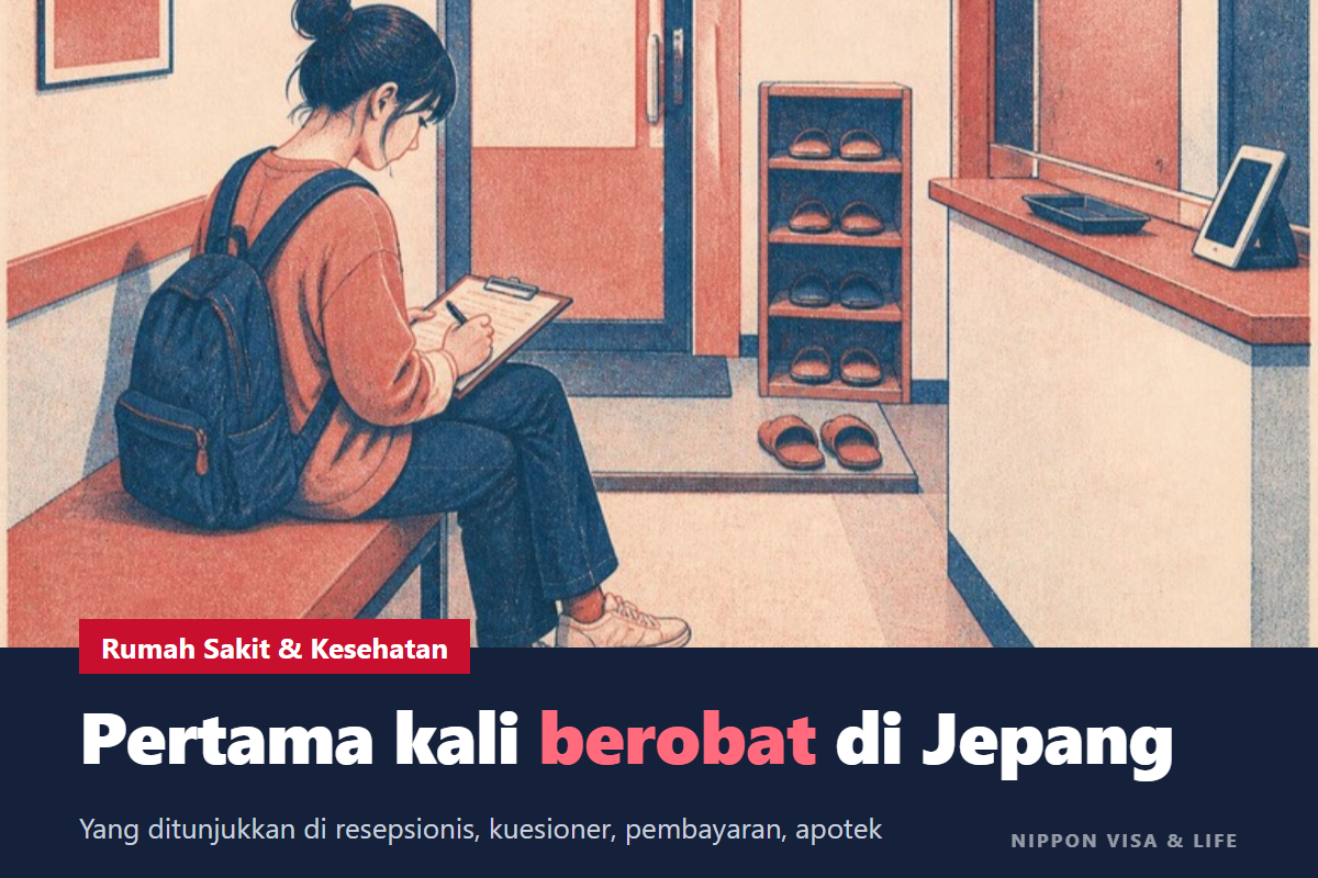 Cara Berobat ke Rumah Sakit di Jepang | Memilih Rumah Sakit atau Klinik, Yang Diserahkan di Resepsionis, Kuesioner Medis, Pembayaran, hingga Apotek