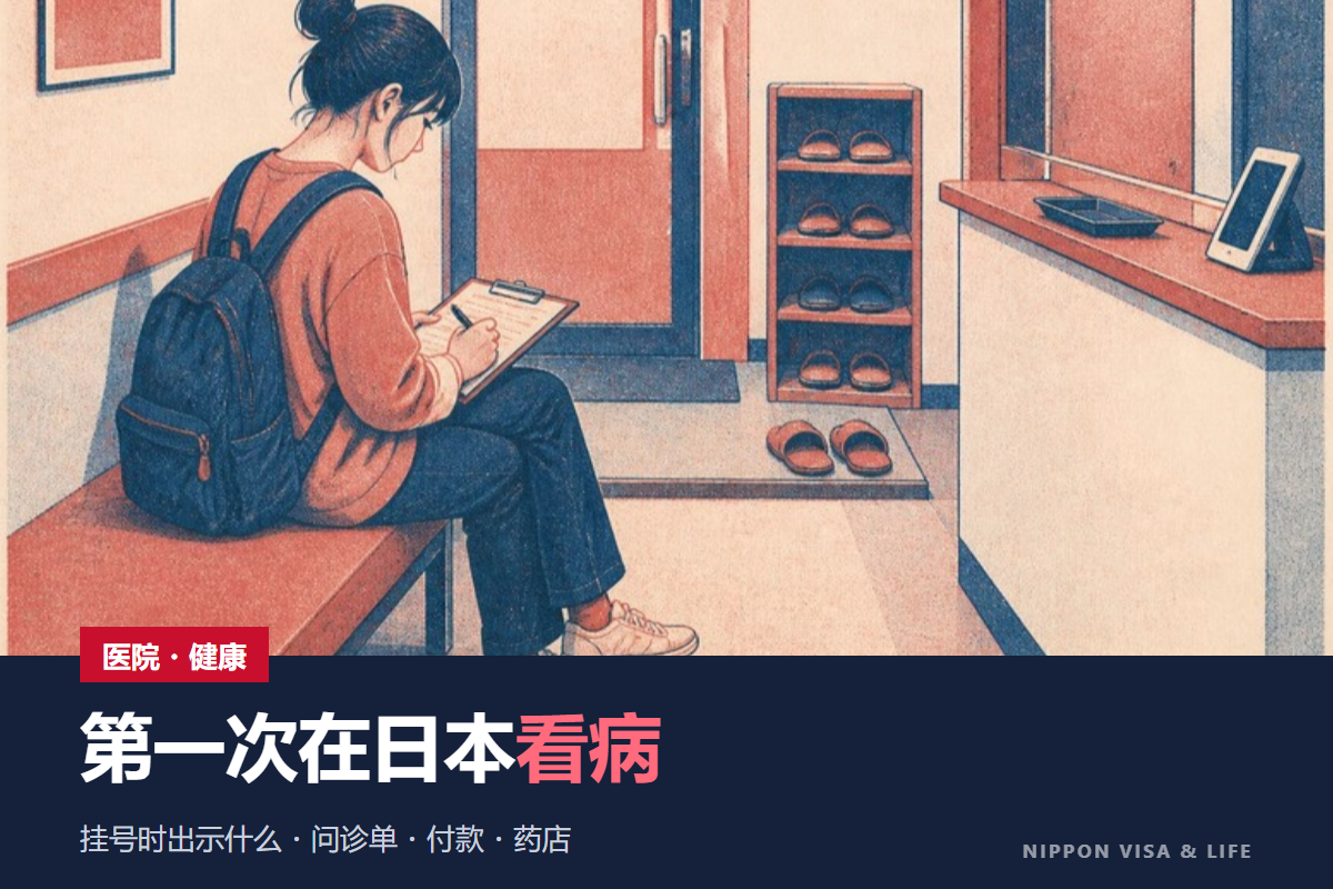 在日本如何去医院看病|医院与诊所的选择・挂号时出示的证件・问诊表・付款・到药店取药