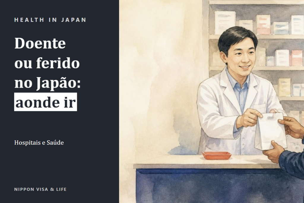 Quando você fica doente ou se machuca no Japão｜O básico sobre hospital, ambulância, remédios, seguro de saúde e onde pedir ajuda