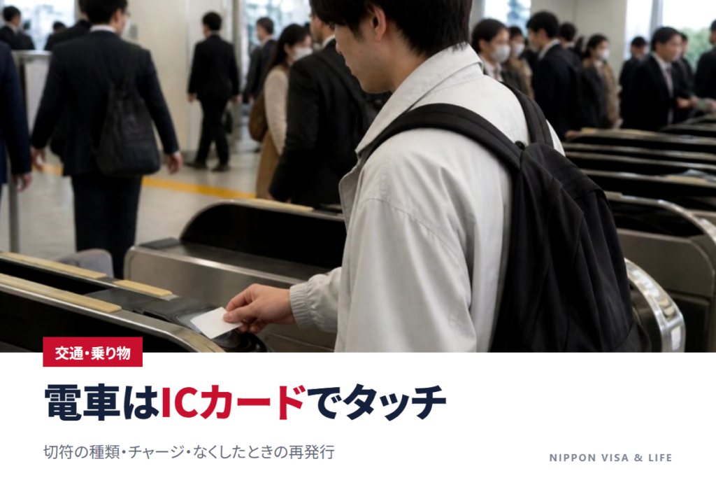 日本の電車の乗り方と交通系ICカード｜切符の買い方・改札の通り方・チャージ・なくしたとき