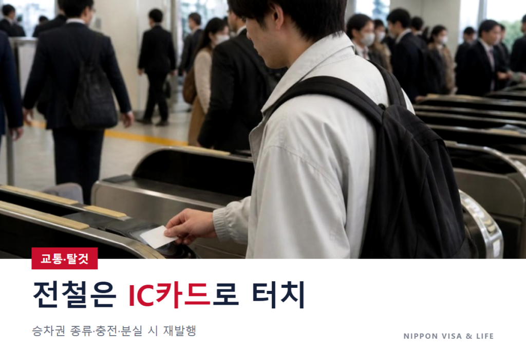 일본 전철 타는 방법과 교통계 IC카드｜표 사는 방법·개찰구 통과 방법·충전·잃어버렸을 때