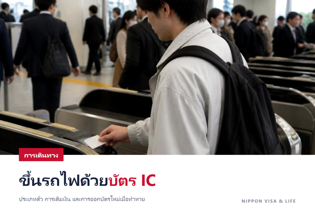 วิธีขึ้นรถไฟในญี่ปุ่นและบัตร IC สำหรับการเดินทาง｜วิธีซื้อตั๋ว วิธีผ่านประตูตรวจตั๋ว การเติมเงิน และเมื่อบัตรหาย