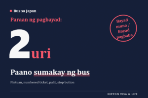 Paano Sumakay ng Bus sa Japan｜Aling Pinto ang Sasakyan, Numbered Ticket, Pagbabayad ng Pamasahe, at ang Button para Bumaba