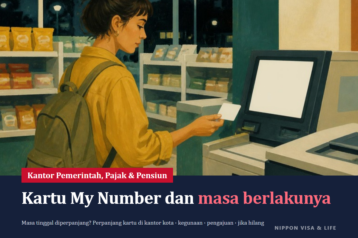 My Number dan Kartu My Number di Jepang | Yang Perlu Diketahui Penduduk Asing (Kapan Dipakai, Cara Mengajukan, Memperpanjang Masa Berlaku, dan Jika Hilang)