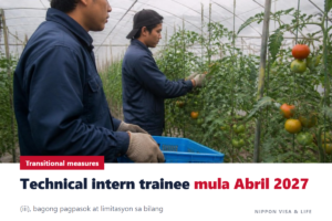 Transitional measures ng Employment for Skill Development sa Japan｜Ano ang mangyayari sa mga technical intern trainee mula Abril 2027? Technical Intern Training (iii), bagong pagpasok, at limitasyon sa bilang