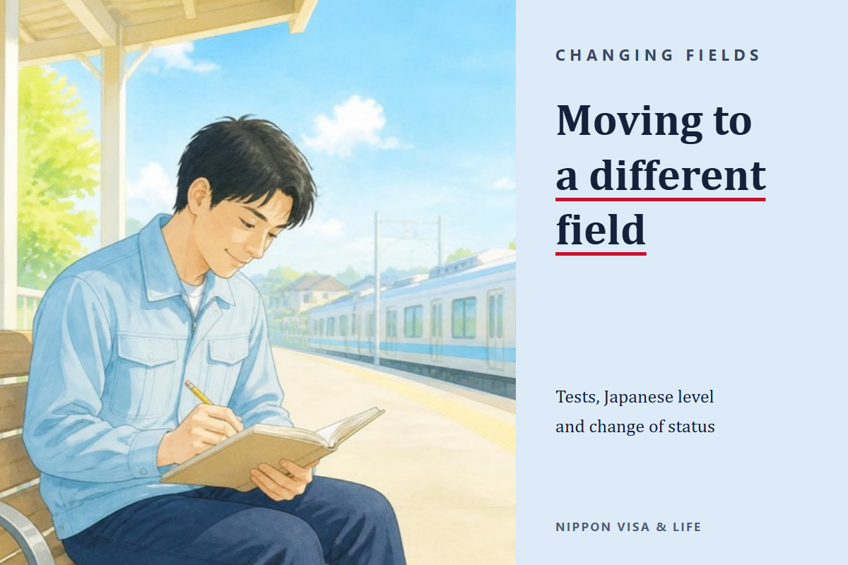 Changing to a Different Field on Specified Skilled Worker Status in Japan｜Passing the Tests, Job Categories, and the Change of Status Process