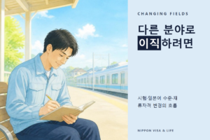 일본 특정기능으로 다른 분야에 이직하려면｜시험 합격·업무 구분·재류자격 변경의 흐름