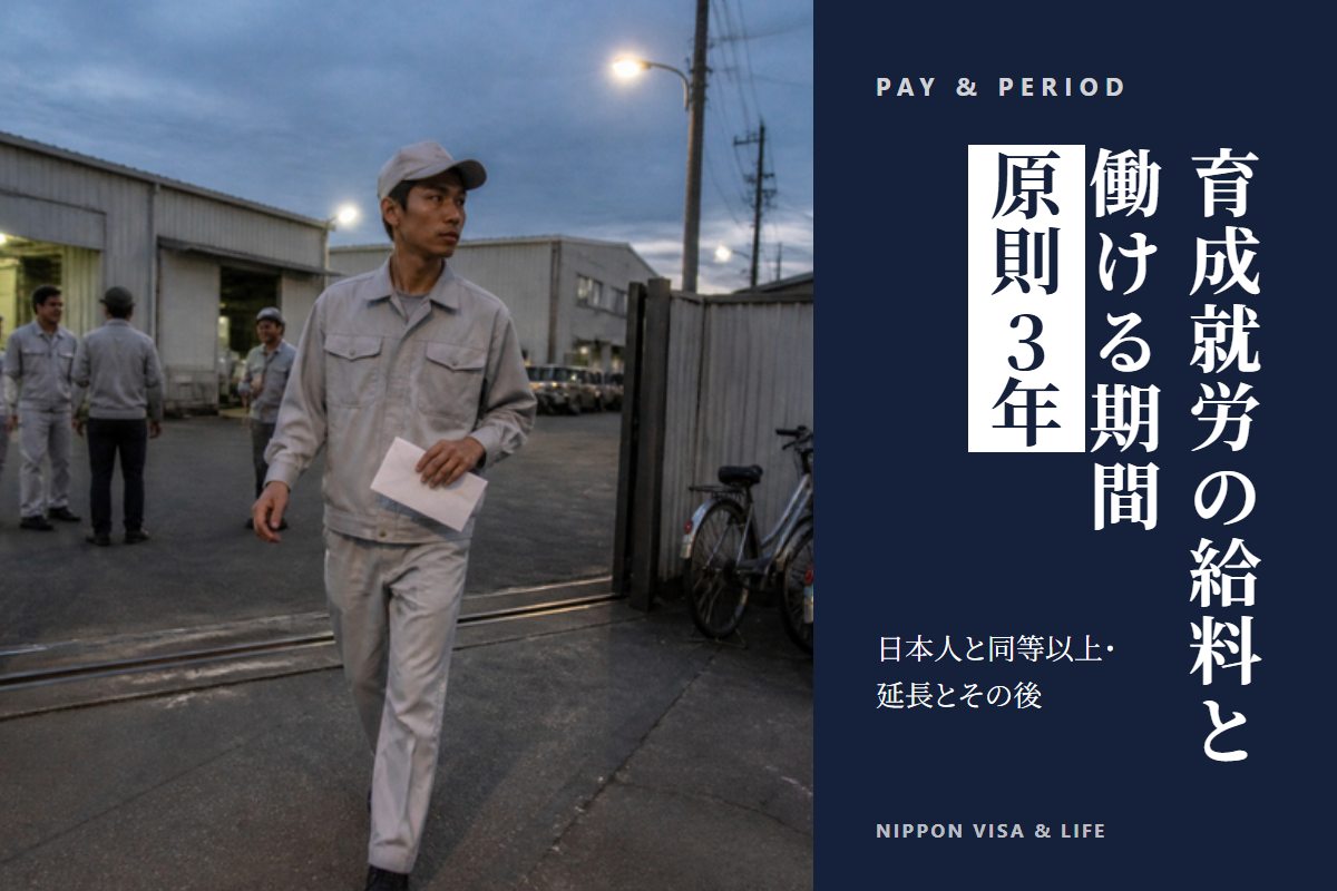 育成就労の給料はいくら?日本人と同等以上のルールと働ける期間(原則3年・その後)