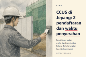 Pendaftaran Construction Career Up System (CCUS) di Jepang｜Hal yang Diwajibkan bagi Orang Asing Pekerja Berketerampilan Spesifik dan Perusahaan Penerima