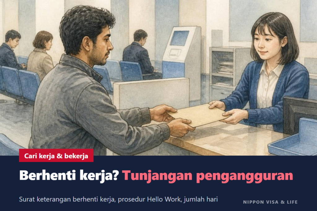 Asuransi Ketenagakerjaan (Tunjangan Pengangguran) Saat Berhenti Kerja di Jepang | Surat Keterangan Berhenti Kerja, Prosedur di Hello Work, Syarat dan Lama Penerimaan