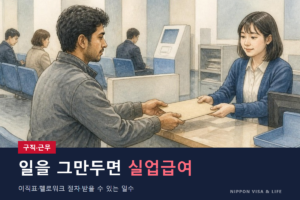 일본에서 일을 그만두었을 때의 고용보험(실업급여)｜이직표·헬로워크 절차·받을 수 있는 조건과 기간