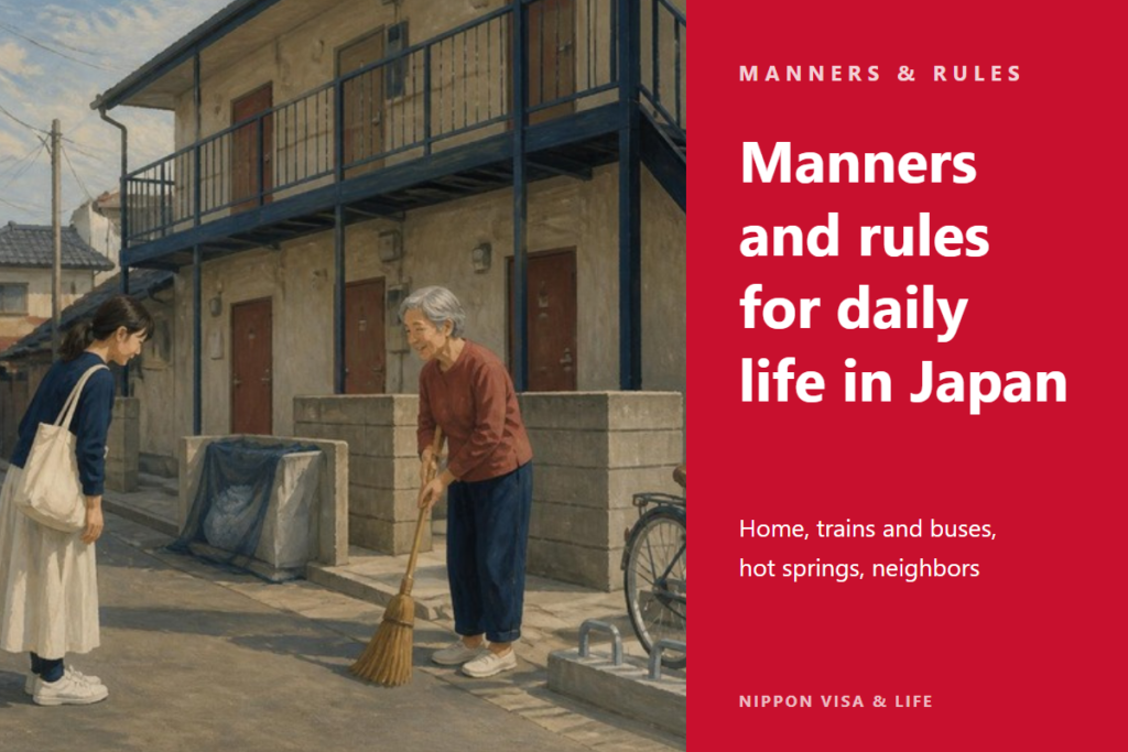 Manners and Rules to Know When Living in Japan: At Home, on Trains and Buses, at Hot Springs, with Neighbors, Alcohol and Tobacco, and Holidays
