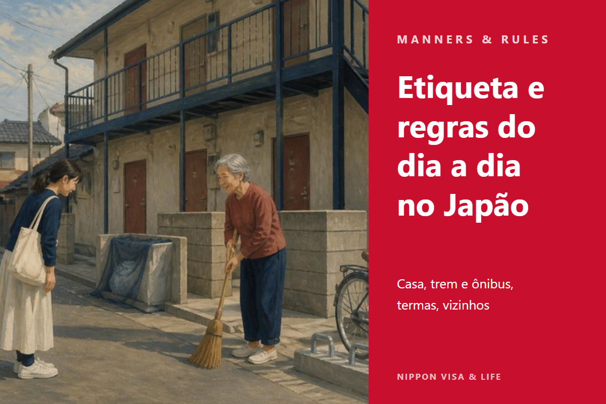 Etiqueta e regras para quem mora no Japão｜Em casa, no trem e no ônibus, onsen, vizinhança, bebidas e cigarro, feriados