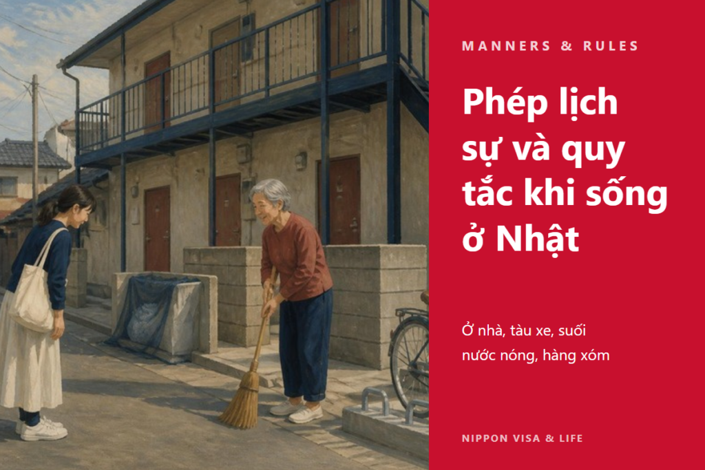 Phép lịch sự và quy tắc cần biết khi sống ở Nhật Bản: Trong nhà, trên tàu điện và xe buýt, suối nước nóng, hàng xóm, rượu bia và thuốc lá, ngày nghỉ