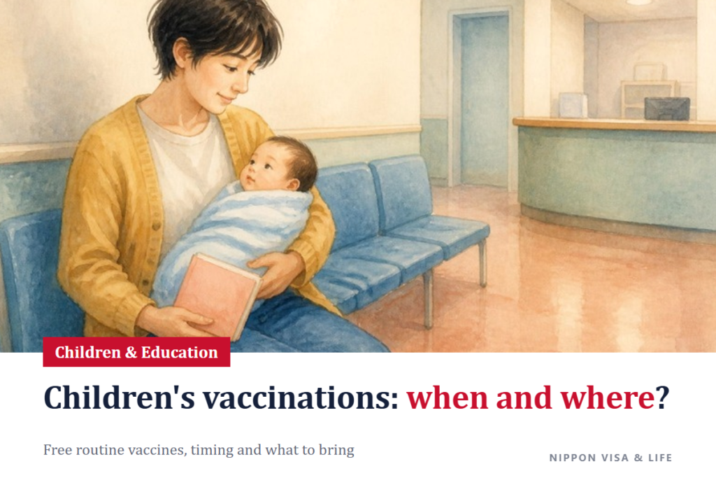 Children's Vaccinations in Japan: Free Routine Vaccinations, Types, Timing, How to Get Them and What to Bring