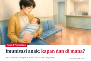 Imunisasi Anak di Jepang | Jenis, Waktu, Cara Mendapatkan, dan Barang Bawaan untuk Imunisasi Rutin yang Gratis