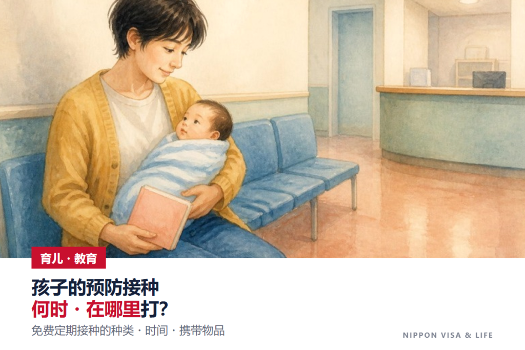 日本的儿童预防接种｜可免费接种的定期接种的种类・时间・接种方法・需携带的物品