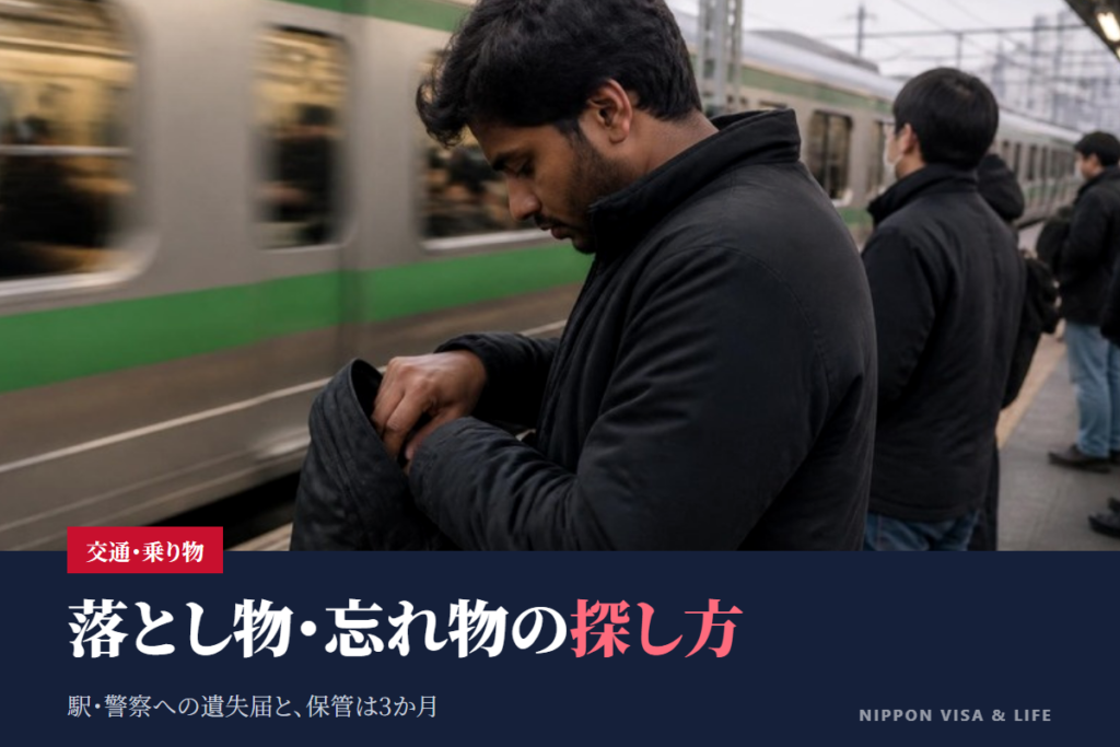 日本で落とし物・忘れ物をしたとき｜駅・電車・バス・タクシー・道で落としたときの探し方と遺失届