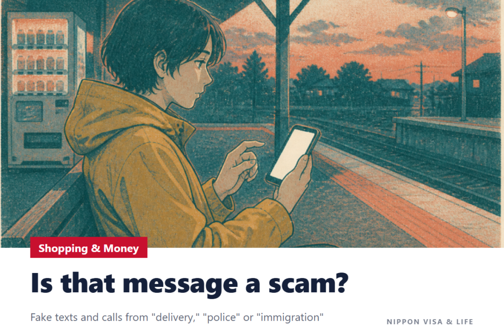 What to Do About Scam Emails, Text Messages and Phone Calls in Japan: Tricks Pretending to Be Delivery Companies, the Police or Immigration, and Where to Get Help (#9110 and 188)