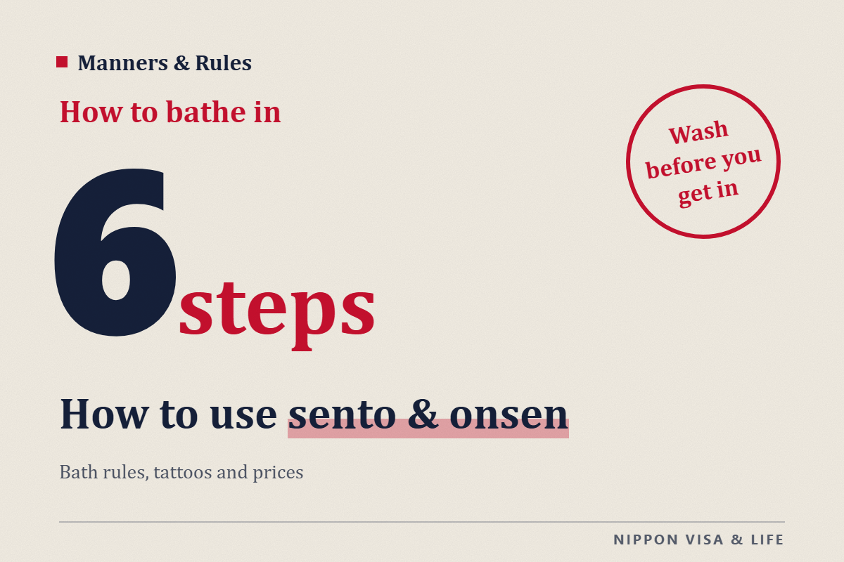 How to Use a Sento or Onsen (Public Bath or Hot Spring) in Japan: What to Do Before Bathing, Bath Rules, Tattoos, Children’s Ages and Fees