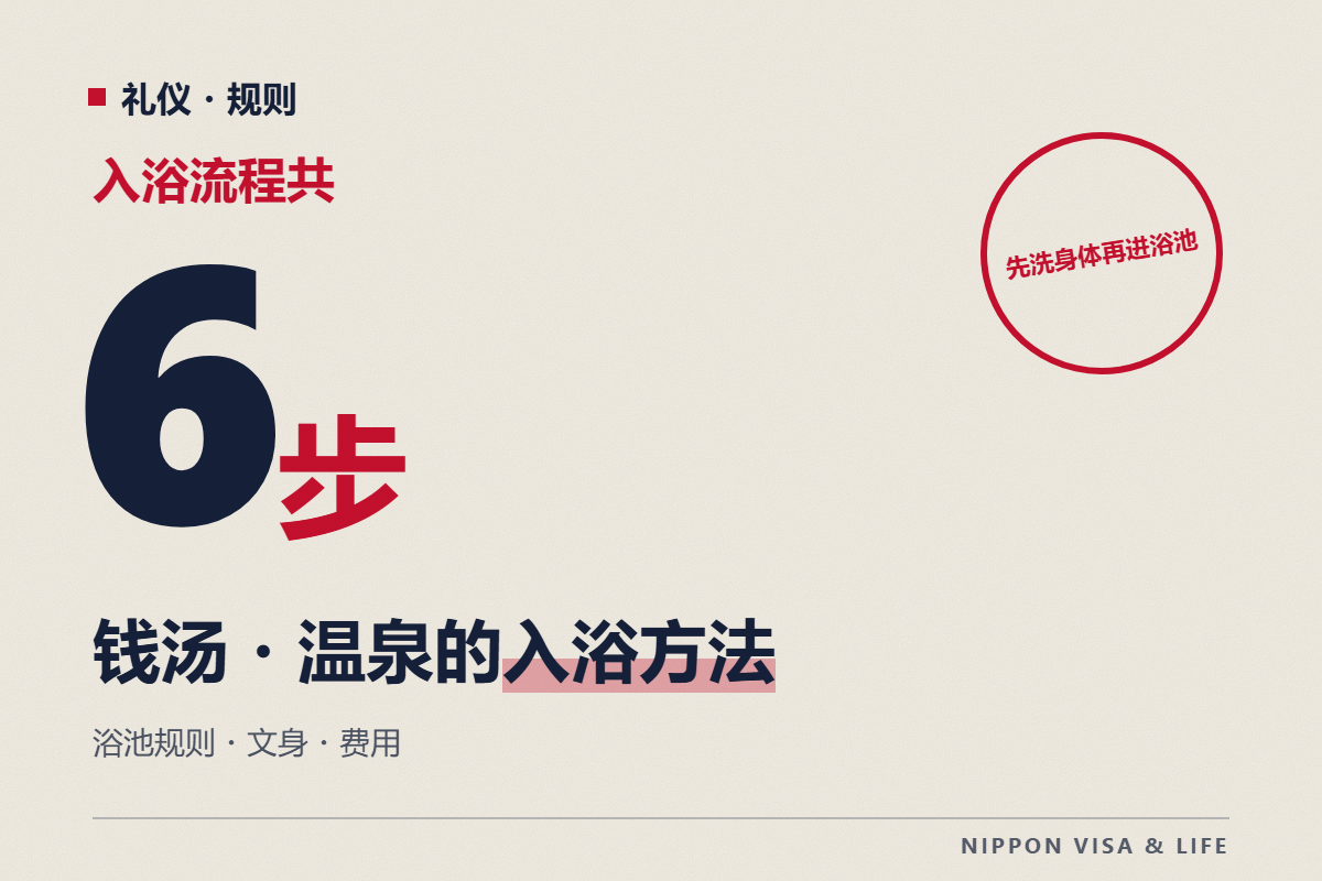 日本钱汤（公共澡堂）・温泉的泡澡方法｜进浴池前要做的事・浴池的规则・文身・儿童的年龄・费用