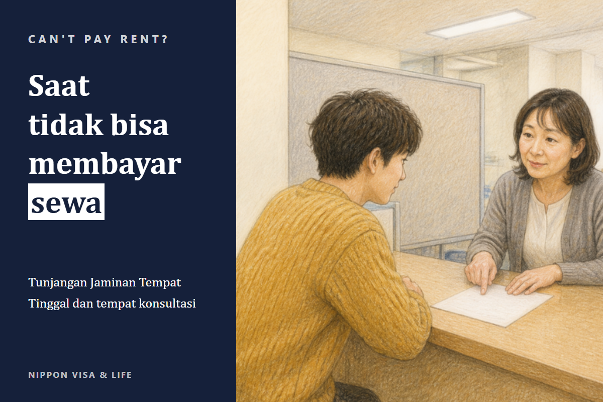 Saat Tidak Bisa Membayar Sewa di Jepang | Dasar-Dasar Cara Membayar Sewa, Tunjangan Jaminan Tempat Tinggal, dan Tempat Konsultasi