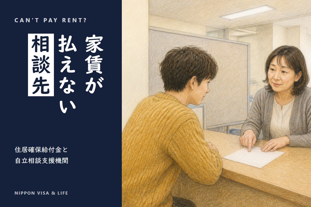 日本で家賃が払えないとき|家賃の払い方の基本と、住居確保給付金・相談窓口