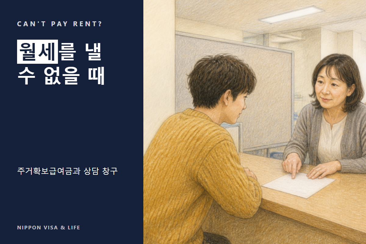 일본에서 집세를 낼 수 없을 때|집세 내는 방법의 기본과 주거확보급여금·상담 창구