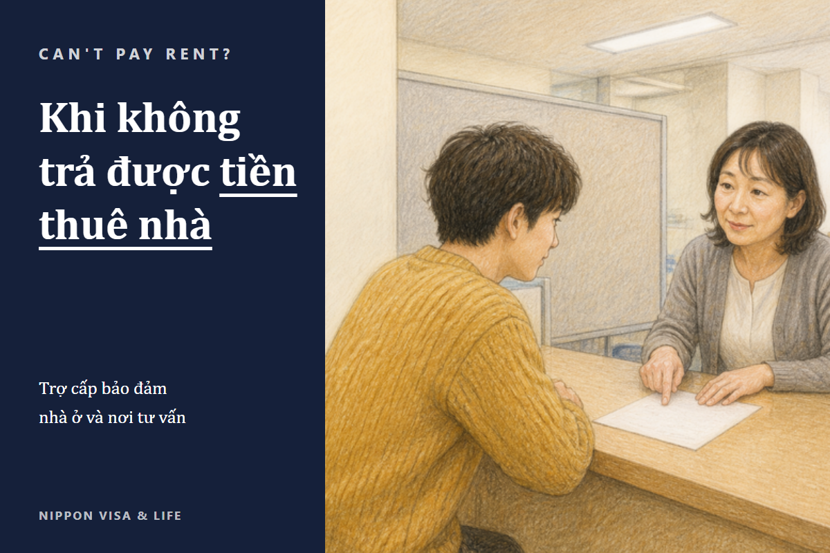Khi không trả được tiền thuê nhà tại Nhật Bản | Cách trả tiền thuê nhà cơ bản, Trợ cấp bảo đảm nhà ở và nơi tư vấn