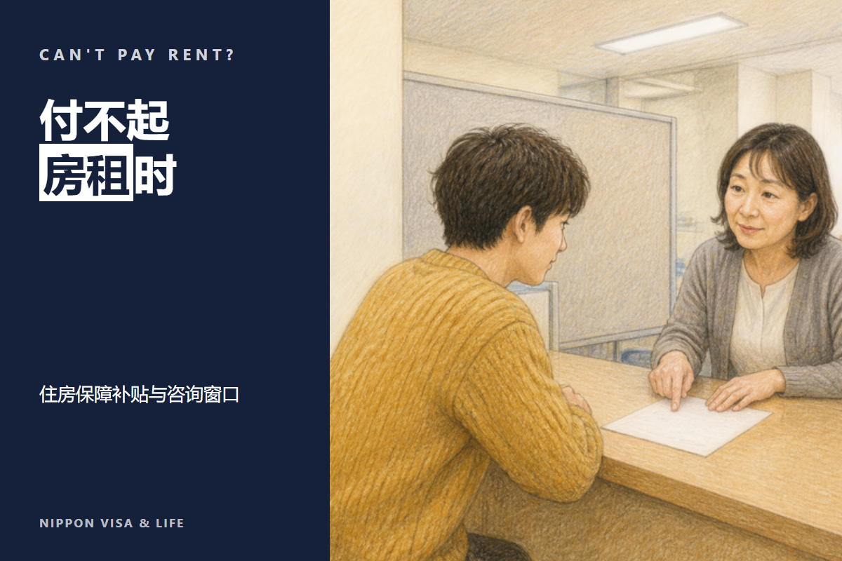 在日本付不起房租时|房租支付的基本知识、住房保障补贴和咨询窗口