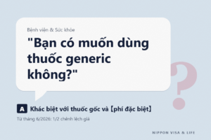 Thuốc generic (thuốc hậu phát) tại Nhật Bản là gì? | Những điều nhà thuốc sẽ hỏi và "khoản phí đặc biệt" khi chọn thuốc biệt dược gốc