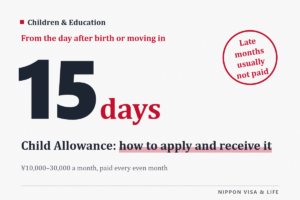 How to Apply for and Receive the Child Allowance in Japan: Amounts, Payment Months, Applying Within 15 Days, and Moving or Living Abroad