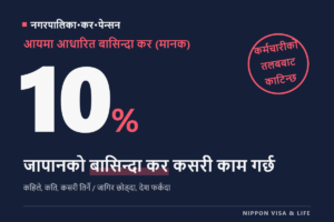 जापानमा निवासी कर (जुमिनजेइ) कसरी काम गर्छ | कहिले, कति र कसरी तिर्ने? तलबबाट काटिने र आफैँ तिर्ने अवस्था, काम छोड्दा र स्वदेश फर्कँदा