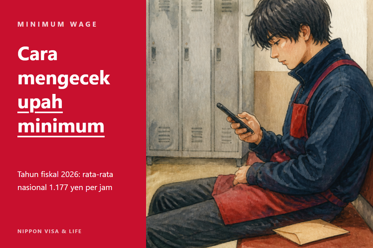 Cara Mengecek Upah Minimum di Jepang | Besaran per Prefektur (Tahun Fiskal Reiwa 8) dan Cara Menghitung Apakah Gaji Anda di Bawah Upah Minimum