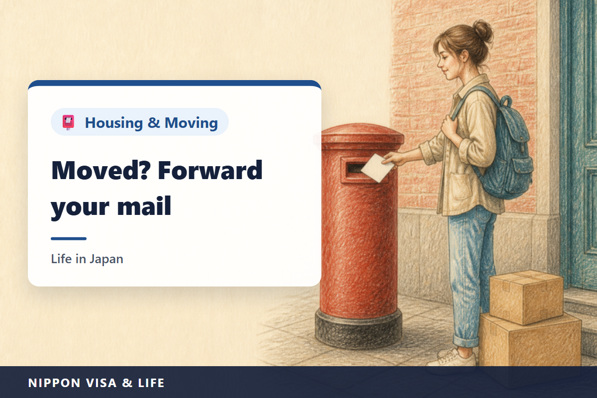 Mail Forwarding When You Move in Japan (Japan Post Change-of-Address Notification): Free for 1 Year, 3 Ways to Apply, ID Checks and Mail That Is Not Forwarded