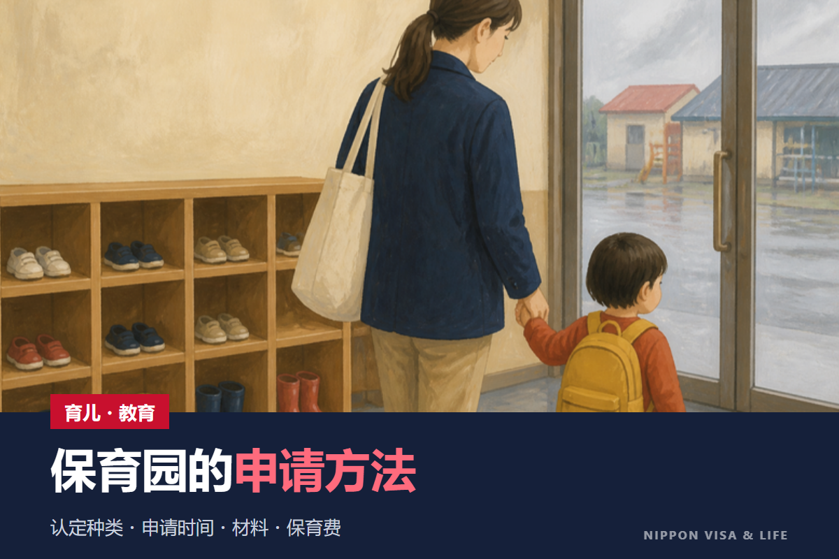在日本怎么申请保育园（保育所）｜认定的种类・申请时间・所需材料・保育费・没能入园时