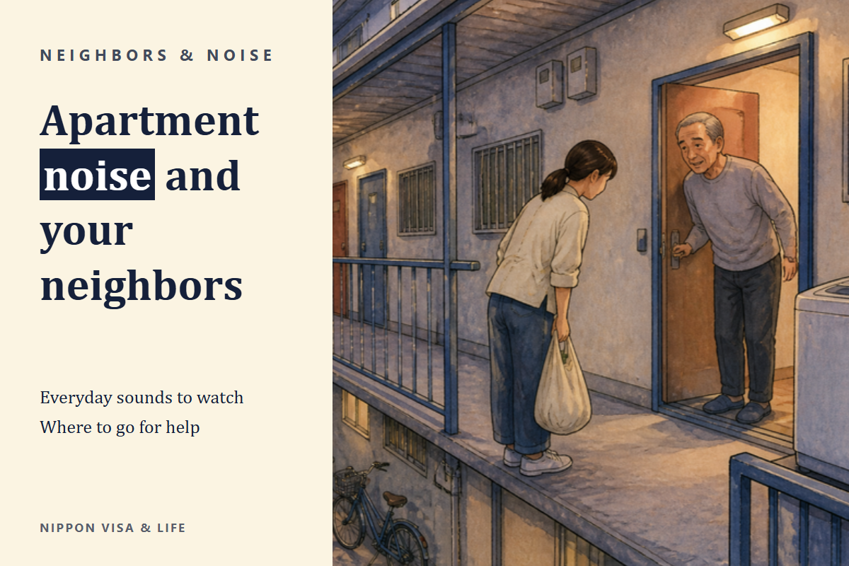 Noise and Neighbors in Japanese Apartments: Everyday Sounds to Be Careful About, What Rental Contracts Say, and Where to Get Help with Noise Problems in Japan