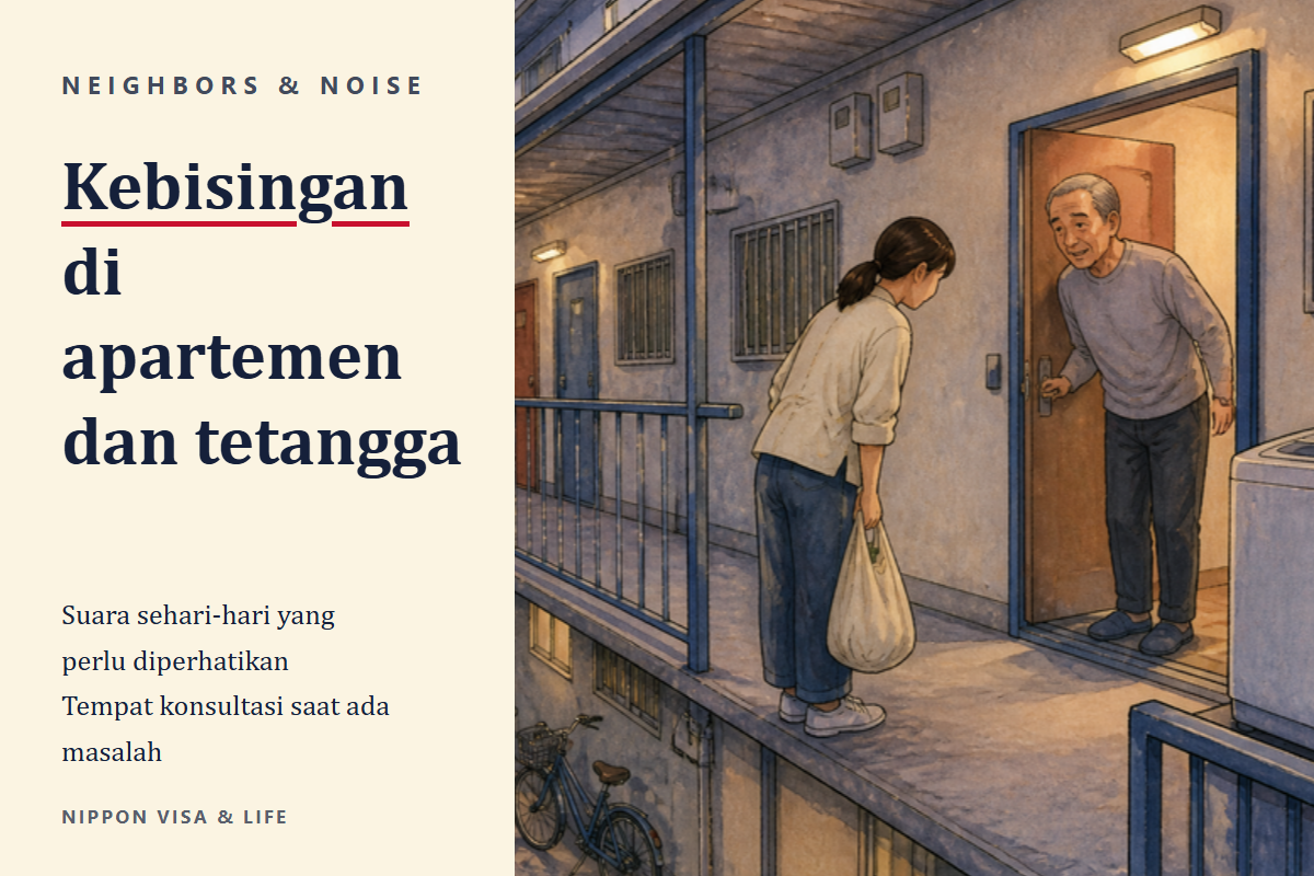 Kebisingan dan Hubungan dengan Tetangga di Apartemen di Jepang | Suara Sehari-hari yang Perlu Diperhatikan, Aturan dalam Kontrak Sewa, dan Tempat Konsultasi Saat Terganggu Suara