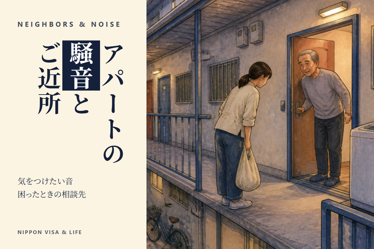 アパート・マンションの騒音と近所付き合い|気をつけたい生活の音、契約で決まっていること、音で困ったときの相談先