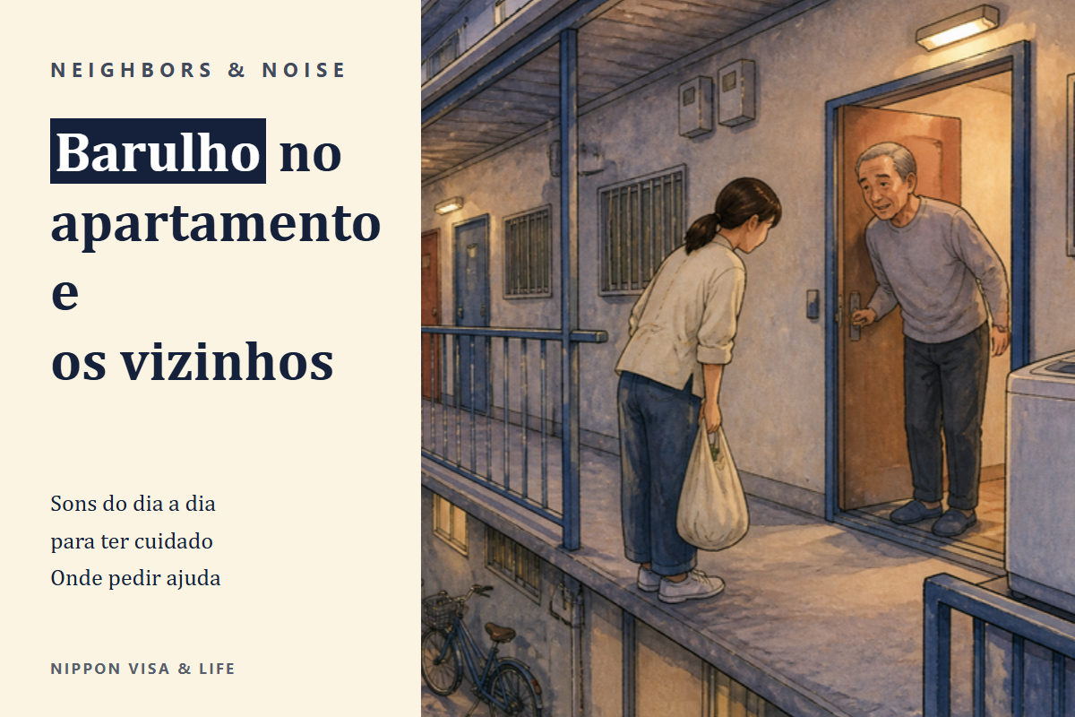 Barulho em apartamentos e convivência com os vizinhos no Japão｜Sons do dia a dia que exigem cuidado, o que diz o contrato de aluguel e onde pedir ajuda quando o barulho incomoda